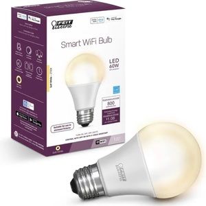 NIB Feit Electric Smart WiFi Bulb, Dimmable, No Hub Required, 60 W